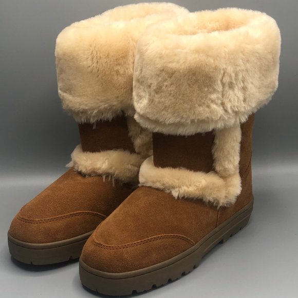 Style and Co. Whitty Chestnut Winter Boots - Picture 3 of 9